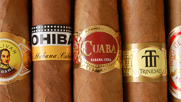Cuban Cigars: Bolivar Belicoso Fino, Cohiba Siglo, Cuaba 