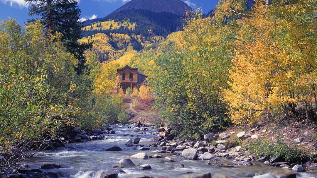Autumn Scenery at Castle Creek in Ashcroft Colorado