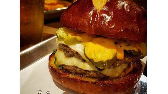 Big Matt burger at Emily Squared in NYC