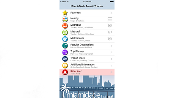 Miami-Dade app screenshot