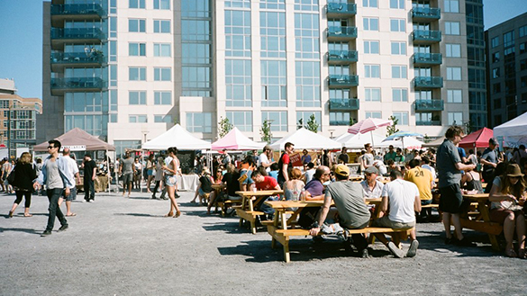 Smorgasburg Market Dining Area